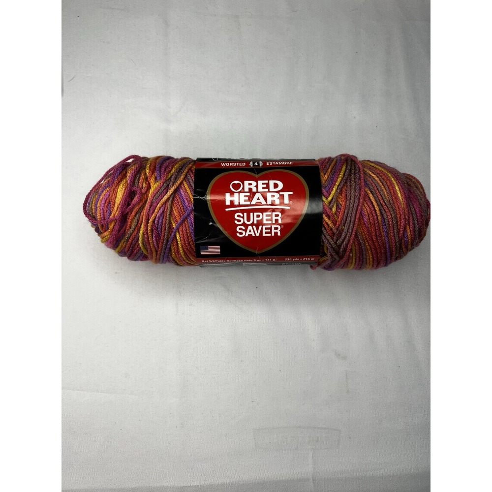 Red Heart Super Saver Yarn Melonberry 0942 5 oz 236 Yds Discontinued